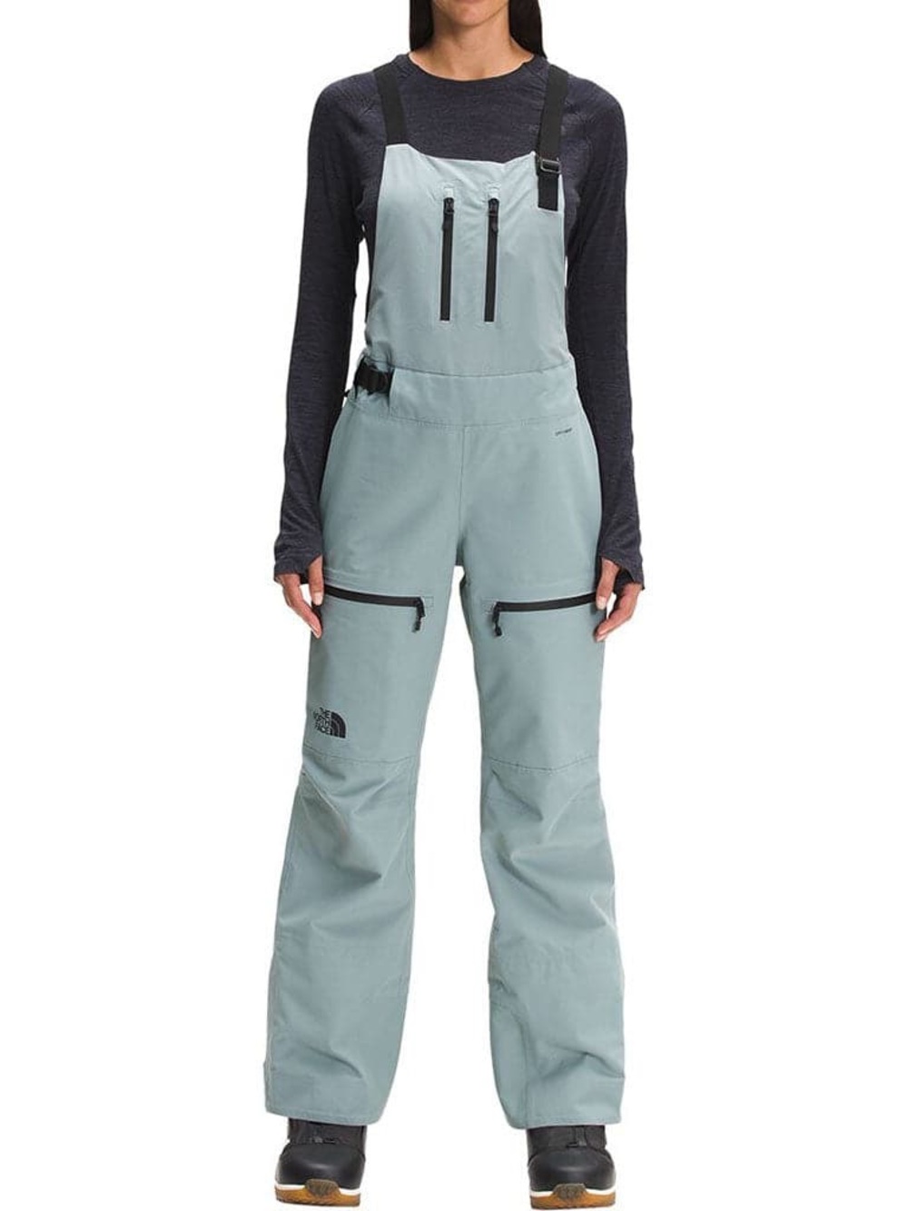The North Face Ceptor 2022 Snow Bib Pants Women's S Mint Green Ski Snowboard EUC